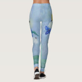 Daisies und Iris Leggings (Rückseite)