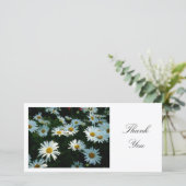 Daisies - Vielen Dank Dankeskarte (Stehend Vorderseite)