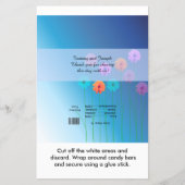 Daisies Wedding Candy Bar Wrapper Flyer (Vorne)