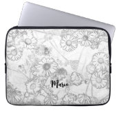 Daisies Wiesenlichtmuster Laptopschutzhülle (Vorderseite)