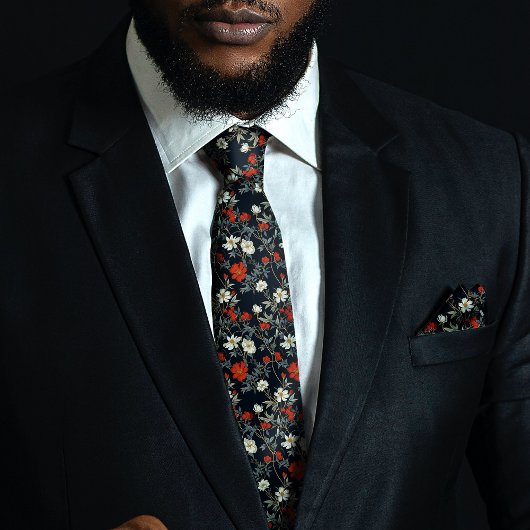 Daisies William Morris Inspirierte Floral Men's Krawatte