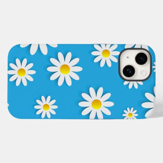 Daisies Yellow Girly Blume | iPhone 14 Case-Mate Hülle (Rückseite (Horizontal))