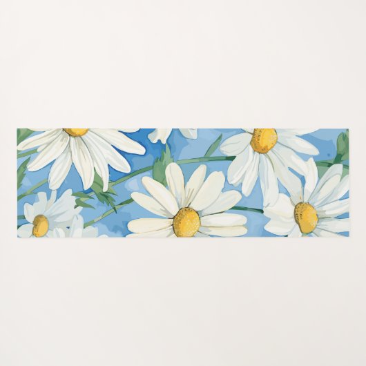 Daisies Yogamatte (Rückseite (Horizontal))
