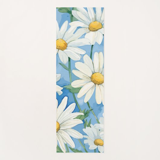 Daisies Yogamatte (Vorderseite)