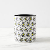 Daisies Zweifarbige Tasse (Mittel)