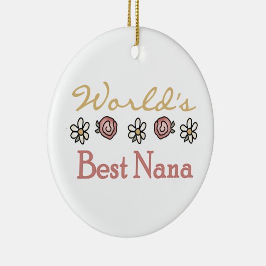Daisis and Rose Best Nana Geschenke Keramik Ornament (Rechts)