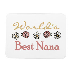 Daisis and Rose Best Nana Geschenke Magnet