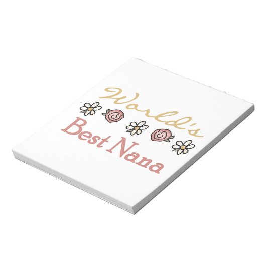 Daisis and Rose Best Nana Geschenke Notizblock (Rotiert)