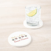 Daisis and Rose Best Nana Geschenke Sandstein Untersetzer (Seite)