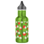 Daisis Blume Floral Erdbeere Muster Xmas Edelstahlflasche (Links)