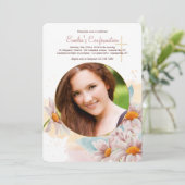 Daisis Foto Einladung (Stehend Vorderseite)