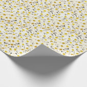 Daisis Nature Template Gelbe weiße Blume Geschenkpapier (Ecke)