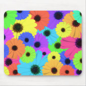 Daisis oder Marigolds farbenfrohe psychedelische M Mousepad (Vorne)