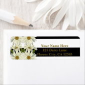 Daisis & Schwarz-weiße Streifen Moderne Blüten (Insitu)