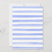 Daisis und Blumen Herzkranz Babydusche Einladung (Rückseite)