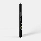 Daisis und Eukalyptus auf schwarz Samsung Galaxy Hülle (Rechte Seite)