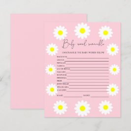 Daisis - Word Scramble | Baby Showspiel