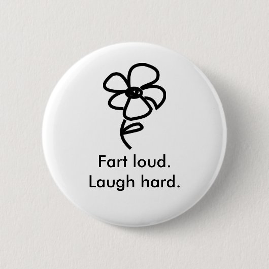 daisy02, Furz loud. Lachen hart Button (Vorderseite)