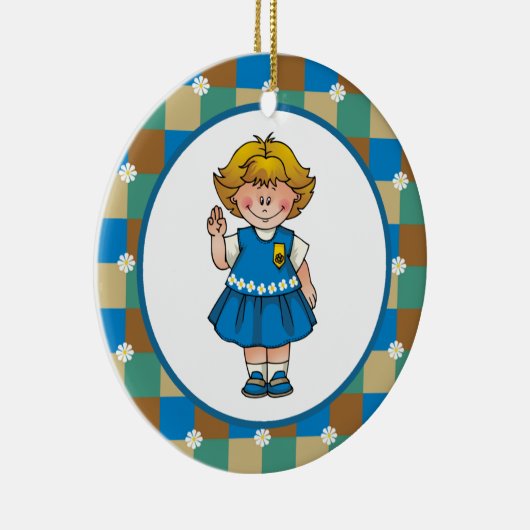 Daisy4 Keramikornament (Rechts)