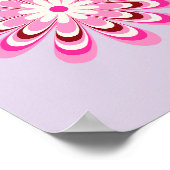 Daisy 03 Lavender Poster (Ecke)