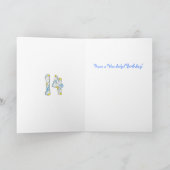 Daisy 14. Geburtstagkarte Karte (Innenseite)