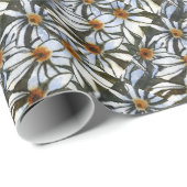 "Daisy #1" Blumengartenpapier Geschenkpapier (Rolleneckpunkt)