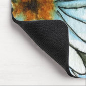 "Daisy #1" Floral Mousepad (Ecke)