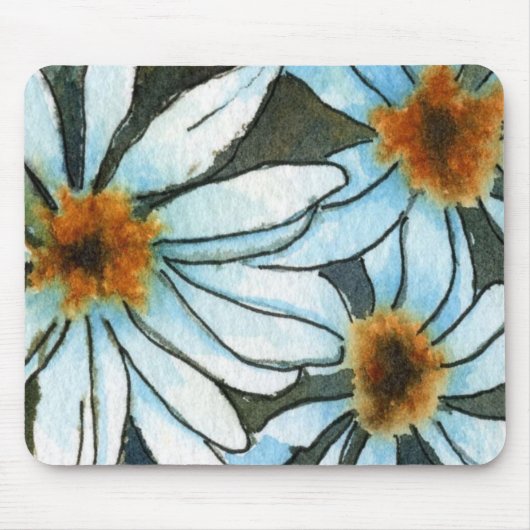 "Daisy #1" Floral Mousepad (Vorne)