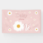Daisy 1. Geburtstag Banner (Horizontal)
