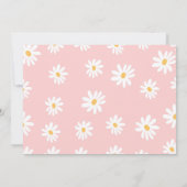 Daisy 1. Geburtstag Foto Einladung (Rückseite)