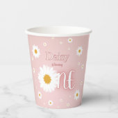 Daisy 1. Geburtstag Pappbecher (Vorderseite)