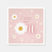 Daisy 1. Geburtstag Serviette (Vorderseite)