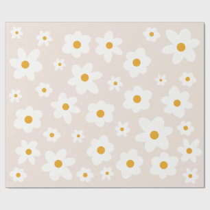 Daisy 1. Geburtstagswrapping Paper Geschenkpapier