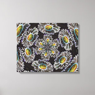 Daisy 1 Glow Stretched Canvas Print Leinwanddruck
