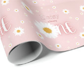 Daisy 1st Birthday Geschenkpapier (Rolleneckpunkt)