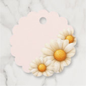 Daisy 1st Birthday - Isn't She ONEderful Boho  Geschenkanhänger (Rückseite)