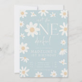 Daisy 1st Birthday ist nicht She ONEderful Party Einladung (Vorderseite)