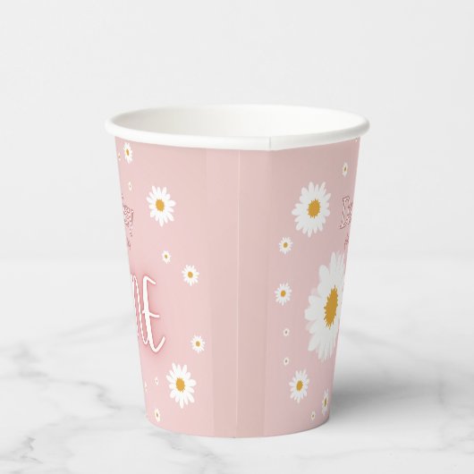 Daisy 1st Birthday Pappbecher (Rechts)