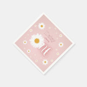 Daisy 1st Birthday Serviette (Ecke)