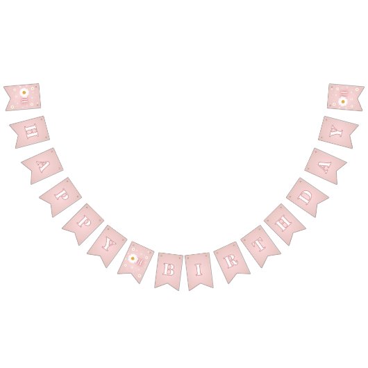 Daisy 1st Birthday Wimpelkette (Alle)