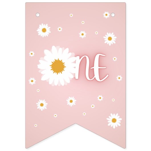 Daisy 1st Birthday Wimpelkette (Erste Fahne)