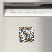 "Daisy #2" Floral Magnet (In Situ (Geschirrspüler))