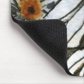 "Daisy #2" Floral Mousepad (Ecke)