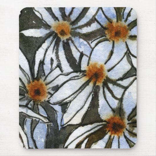 "Daisy #2" Floral Mousepad (Vorne)