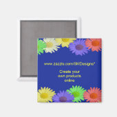 Daisy-3 - Anpassbares Magnet (Vorderseite/Rückseite)