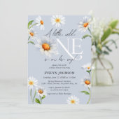 Daisy 'A Little Wild One' Kinderdusche Einladung (Stehend Vorderseite)