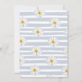 Daisy 'A Little Wild One' Kinderdusche Einladung (Rückseite)