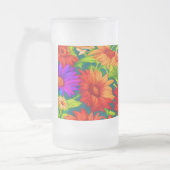 Daisy Abstrakt #5 - Mattglas Bierglas (Links)