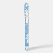 Daisy Abstrakt auf Blue Case-Mate iPhone Hülle (Rückseite / Links)