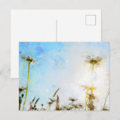 Daisy - Akrylprint Postkarte (Vorne/Hinten)